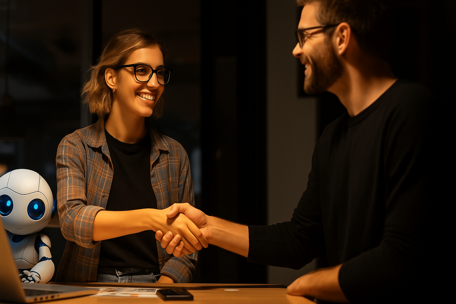 Image illustrant L'Intelligence Artificielle Générative Travail Secret