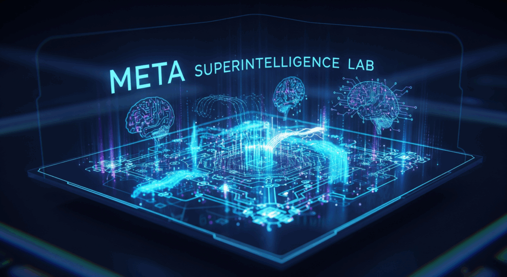 Image illustrant laboratoire Superintelligence Meta quête ambitieuse