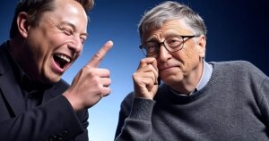 Image illustrant "Macrohard" défi audacieux d'Elon Musk